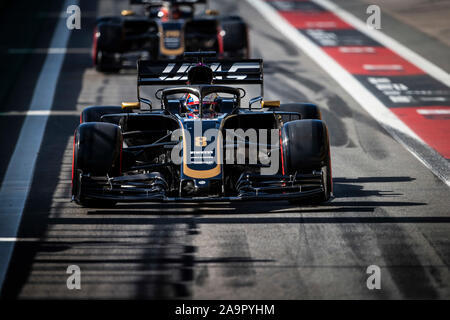 Sao Paulo, Brasilien. 16 Nov, 2019. 08 Romain Grosjean (fra), Haas F1 Team VF-19 Ferrari, Aktion während der 2019-Formel-1-Weltmeisterschaft, Brasilien Grand Prix vom 15. bis 17. November in Sao Paulo, Brasilien - | Verwendung der weltweiten Kredit: dpa/Alamy leben Nachrichten Stockfoto