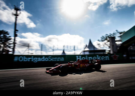 Sao Paulo, Brasilien. 16 Nov, 2019. 05 VETTEL Sebastian (Ger), Scuderia Ferrari SF 90, Aktion während der 2019-Formel-1-Weltmeisterschaft, Brasilien Grand Prix vom 15. bis 17. November in Sao Paulo, Brasilien - | Verwendung der weltweiten Kredit: dpa/Alamy leben Nachrichten Stockfoto