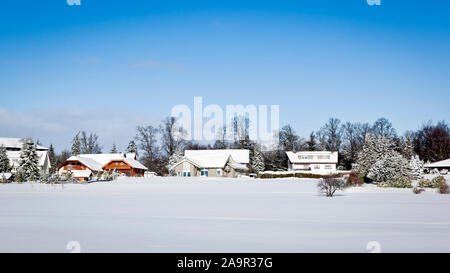 Ein Bild von einem schönen Winterlandschaft im Schwarzwald Stockfoto