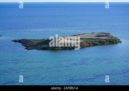 Blick auf die Eagle Bluff Aussichtspunkt in Shark Bay, Coral Coast, Western Australia Stockfoto