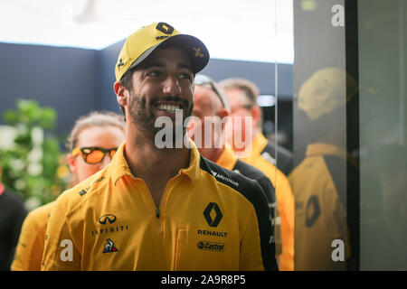 Sao Paulo, Brasilien. 17. Nov 2019. - Während der Brasilianischen Formel 1 2019 Grand Prix, am Interlagos in São Paulo, SP statt. (Foto: Rodolfo Buhrer/La Imagem/Fotoarena) Credit: Foto Arena LTDA/Alamy leben Nachrichten Stockfoto