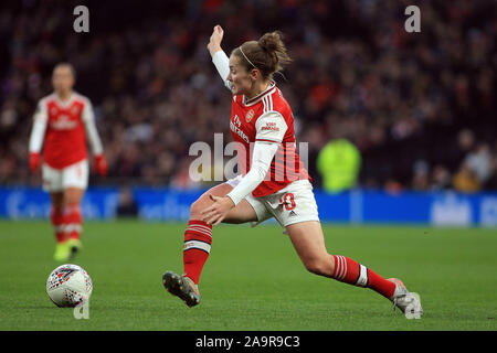 London, Großbritannien. 17. Nov, 2019. Kim wenig von Arsenal Frauen in Aktion. Super League Barclays FA Women's Match, Tottenham Hotspur Frauen v Arsenal Frauen an der Tottenham Hotspur Stadion in London am Sonntag, 17. November 2019. Dieses Bild dürfen nur für redaktionelle Zwecke verwendet werden. Nur die redaktionelle Nutzung, eine Lizenz für die gewerbliche Nutzung erforderlich. Keine Verwendung in Wetten, Spiele oder einer einzelnen Verein/Liga/player Publikationen. pic von Steffan Bowen/Andrew Orchard sport Fotografie/Alamy Live news Credit: Andrew Orchard sport Fotografie/Alamy leben Nachrichten Stockfoto