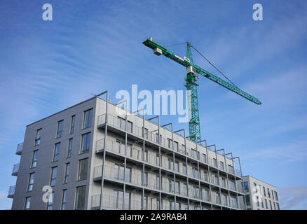 Neue Wohnungen werden in der Islandbridge & Kilmainham Gegend Dublin City, Irland gebaut. Stockfoto