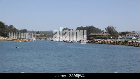 In USA Kalifornien santa cruz Hafen Reiseziel Stockfoto