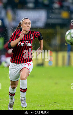 Mailand, Italien, 17. November 2019, Deborah salvatori Rinaldi, Mailand, während Mailand Frauen vs Juventus Frauen - Italienische Fußball Serie A Frauen Meisterschaft - Credit: LPS/Francesco Scaccianoce/Alamy leben Nachrichten Stockfoto