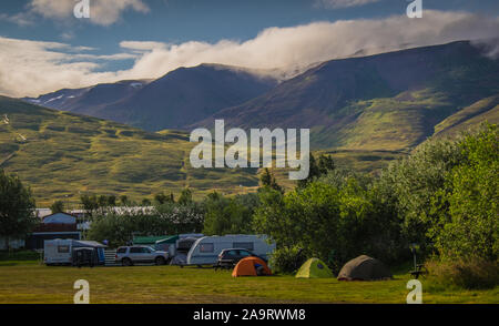 Blick aus Island Stockfoto