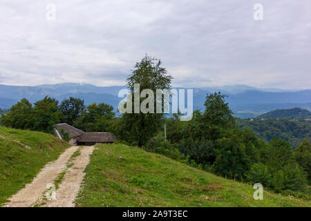 Shira Bena Jurte russische Region, Republik Tschetschenien, Kaukasus Stockfoto