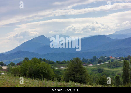 Shira Bena Jurte russische Region, Republik Tschetschenien, Kaukasus Stockfoto