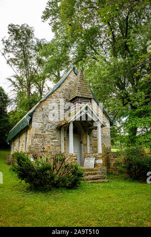 Halltown Memorial Chapel, Halltown Straße, Harpers Ferry, West Virginia Stockfoto