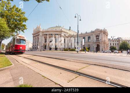 Burgtheater in Wien, Österreich Stockfoto