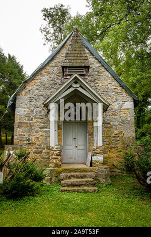 Halltown Memorial Chapel, Halltown Straße, Harpers Ferry, West Virginia Stockfoto