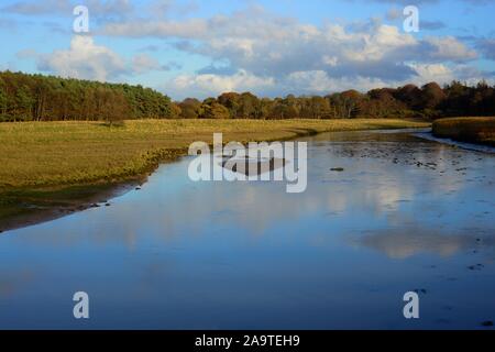 Aberlady Bay Schottland Stockfoto