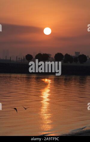 Die aufgehende Sonne Stockfoto