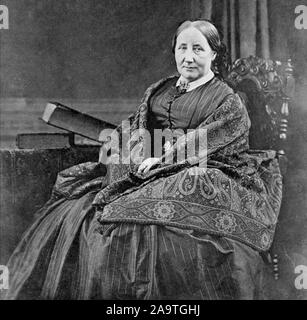 Elizabeth Gaskell, Elizabeth Cleghorn Gaskell (1810-1865), Frau Gaskell, englischer Schriftsteller und Biograph, und Short story writer Stockfoto