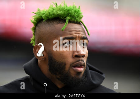 Philadelphia, USA. 17. Nov, 2019. Philadelphia Eagles cornerback Jalen Mühlen (31) Geht das Feld während des Warm-ups vor einem Spiel gegen die New England Patriots am Lincoln Financial Field in Philadelphia an November 17, 2019. Foto von Derik Hamilton/UPI Quelle: UPI/Alamy leben Nachrichten Stockfoto