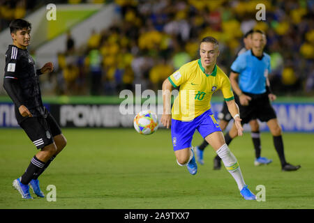 Brasilia, Brasilien. 17. Nov, 2019. Peglow während U 17 Mexiko und Brasilien. FIFA U17-WM-Finale. Bezerrão Stadion. Brasilia DF. (Foto: Reinaldo Reginato/Fotoarena) Credit: Foto Arena LTDA/Alamy leben Nachrichten Stockfoto