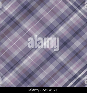 Twill plaid abstrakte Muster Hintergrund violetten Diagonalstreifen, gedämpften Farben in 12 x 12 Digital Papier. Grafik Design Ressourcen für Ihr p Stockfoto