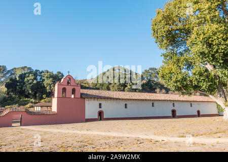 Mission La Purisima Concepción ist eine spanische Mission in Lompoc, Kalifornien. Es war am 8. Dezember 1787 gegründet. Stockfoto