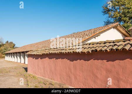 Mission La Purisima Concepción ist eine spanische Mission in Lompoc, Kalifornien. Es war am 8. Dezember 1787 gegründet. Stockfoto