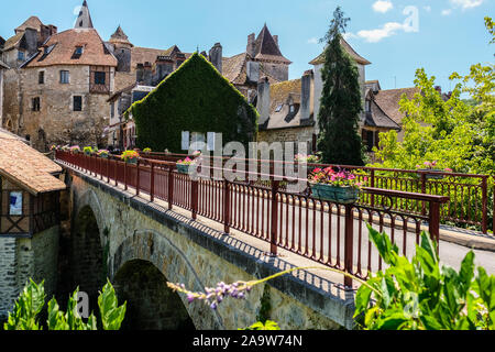 Carennace, eines der schönsten Dörfer von Frankreich Stockfoto