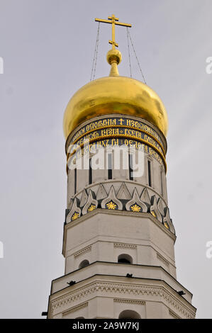 Glockenturm "Iwan der Große". Cathedral Square, der Moskauer Kreml, Russland Stockfoto