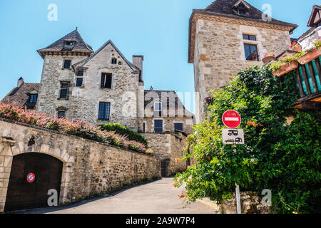 Carennace, eines der schönsten Dörfer von Frankreich Stockfoto