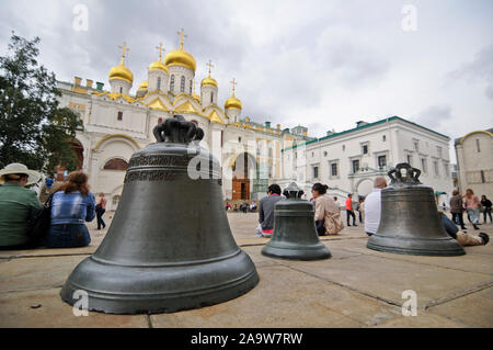 Kathedrale des Erzengels. Cathedral Square, der Moskauer Kreml, Russland Stockfoto