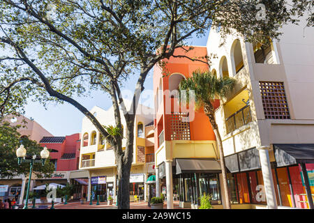 Miami Florida, Lakes, Main Street Shopping Shops Märkte Marktplatz Geschäfte Unternehmen, Stockfoto