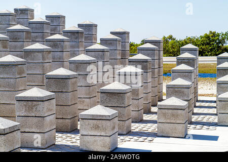 Florida die Everglades, US Highway Route 41, Tamiami Trail, Denkmal, Verkehrsflugzeug Flugzeug Flugzeug Flugzeug Flugzeug, Flugzeug, Absturz, FL100322001 Stockfoto