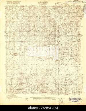 USGS TOPO Karte Mississippi MS Wald 336771 1921 48000 Wiederherstellung Stockfoto