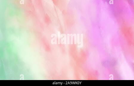 Bunte verschmierte grungy gebürstet wallpaper Grafik mit Pastell rosa, Esche grau und Orchidee Farbe. Stockfoto