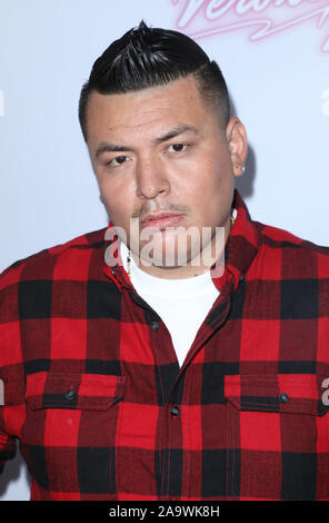 Los Angeles, Kalifornien, USA. 14. November 2019. Rapper "Invinceable" an der Akademie LA in Hollywood, Kalifornien am 14. November 2019. Credit: Sheri Determan/Alamy.com Stockfoto