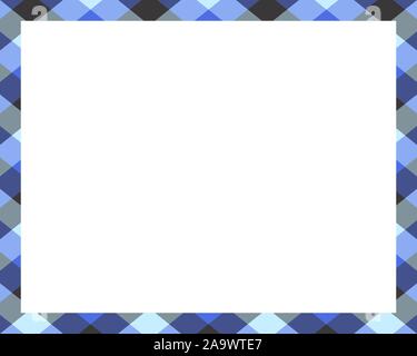 Rechteck Grenzen und Frames Vektor. Grenze Muster geometrische Vintage frame Design. Vorlage für Geschenkkarten, Collage, Scrapbook oder Fotoalbum und Port Stock Vektor
