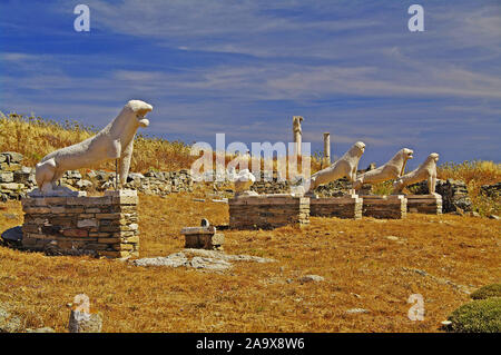 Griechenland, Kykladen, Mykonos, Delos, Kapelle des Dionysos Mit