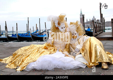 Karneval in Venedig Stockfoto