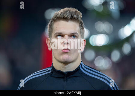 Borussia Mönchengladbach, Deutschland. 17. Nov, 2019. Matthias GINTER (GER) während das Team Präsentation, Präsentation, Prvsssentation, Line up, Aufstellung, halbe Länge, Fußball Länder übereinstimmen, EM-Qualifikation, Gruppe C, Deutschland (GER) - Belarus (BLR) 4:0, an 16/11/2019 bei Borussia Mönchengladbach/Deutschland. € | Nutzung der weltweiten Kredit: dpa/Alamy leben Nachrichten Stockfoto