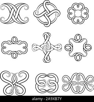 Dekorative arabischen Ornamenten. Tattoo Design. Stock Vektor