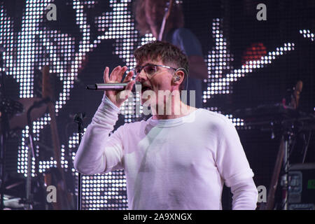 A-HA im Konzert Stockfoto