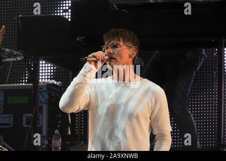 A-HA im Konzert Stockfoto
