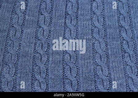 Pullover aus heathered Garn strukturierten Hintergrund Stockfoto