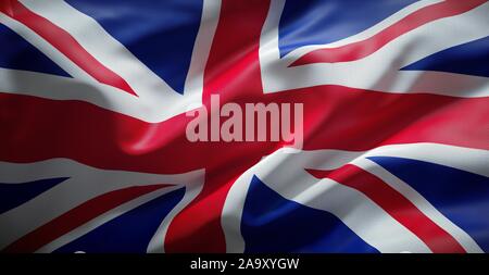 Großbritannien Flagge. England. Stockfoto