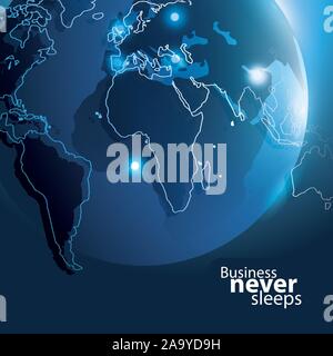 3D-abstrakten modernen Web- oder Broschüre Vorlage für Business oder Technik - Editierbare Kreative EPS 10 Vector Illustration Stock Vektor