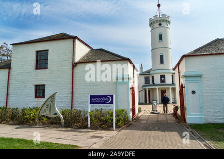 Arbroath Hafen Signal Tower Museum, Angus, Schottland Großbritannien Stockfoto