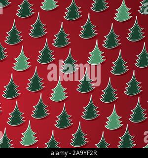 Bunte Weihnachten Muster Hintergrund Design in frei skalierbar und bearbeitbaren Vektorformat Stock Vektor