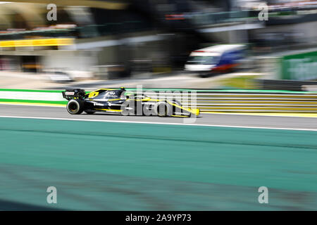 Sao Paulo, Brasilien. 17. November 2019; Autodromo Jose Carlos Pace, Sao Paulo, Brasilien; Formel 1 Brasilien Grand Prix Rennen Tag; Nico Hulkenberg (GER) Renault Sport F1 Team RS 19 - Redaktionelle Verwendung Credit: Aktion Plus Sport Bilder/Alamy leben Nachrichten Stockfoto