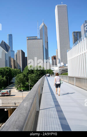 CHICAGO, Illinois - Jul 30: Die Kunst Institut von Chicago ist eine der bedeutendsten Sammlungen der Welt der impressionistischen und Post-Impressionist Kunst, Stockfoto