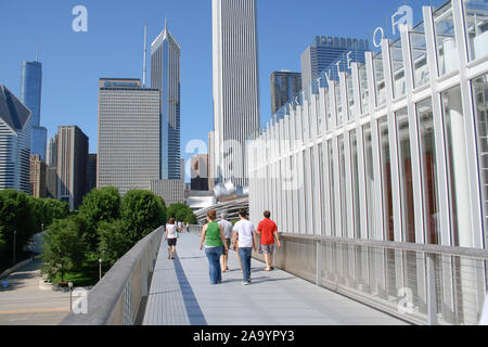 CHICAGO, Illinois - Jul 30: Die Kunst Institut von Chicago ist eine der bedeutendsten Sammlungen der Welt der impressionistischen und Post-Impressionist Kunst, Stockfoto