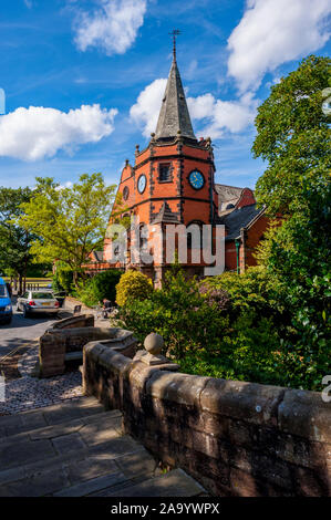 Häuser in Port Sunlight Merseyside, gebaut von Herrn Leverhulme Arbeiter für seine soap Fabrik zu Haus Stockfoto