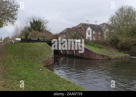 Kanalboote canal Kennet und Avon Stockfoto