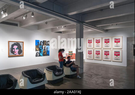 Galerie im Andy Warhol Museum, Pittsburgh, Pennsylvania, USA Stockfoto
